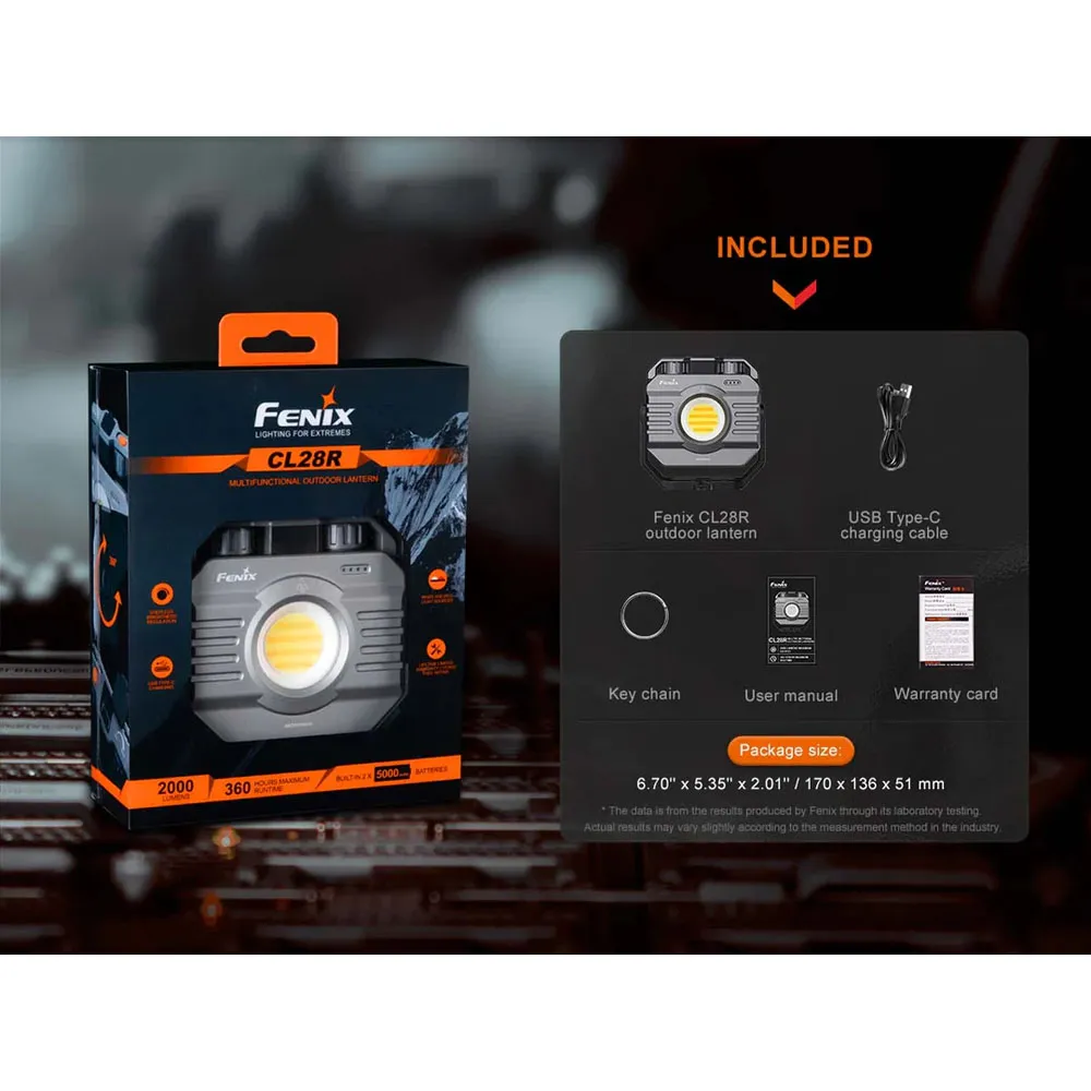 Fenix CL28R Rechargeable Outdoor Lantern