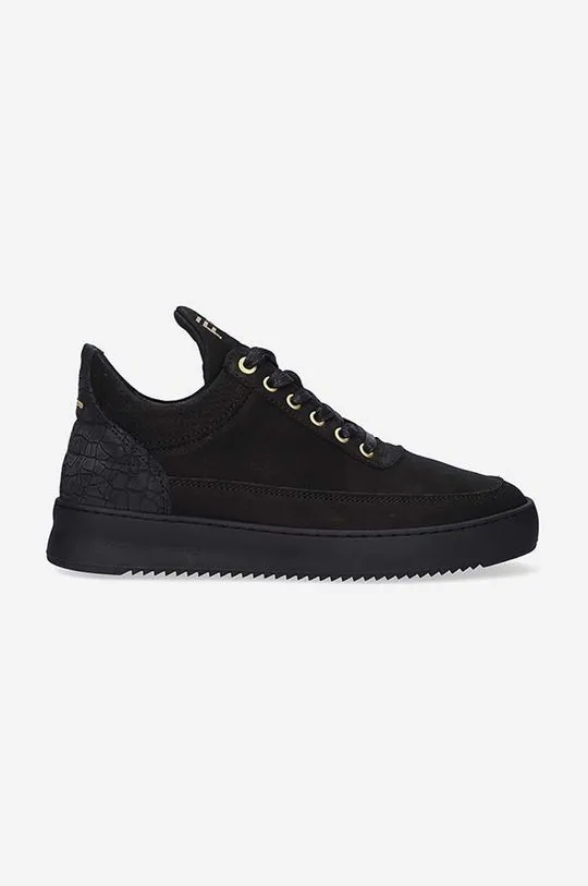 Filling Pieces leather sneakers Low Top Ripple Ceres black color 25127261847