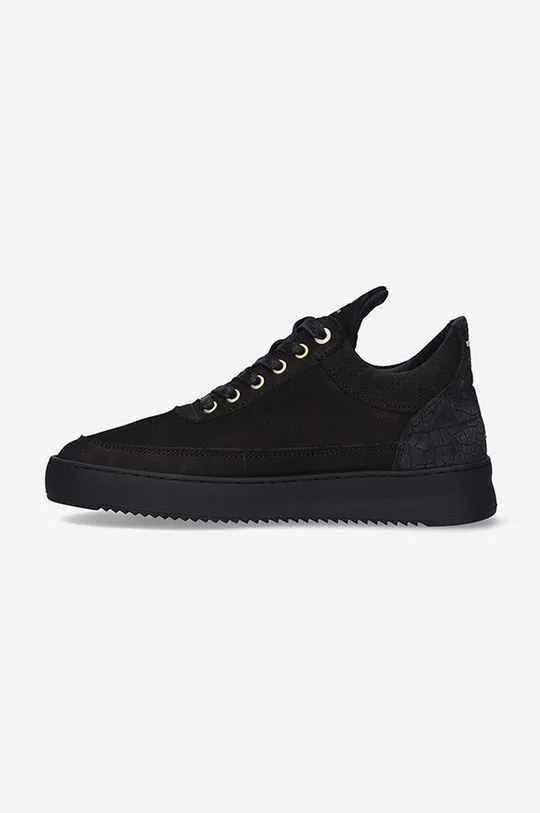 Filling Pieces leather sneakers Low Top Ripple Ceres black color 25127261847