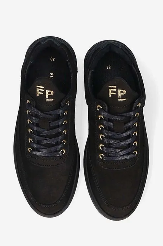 Filling Pieces leather sneakers Low Top Ripple Ceres black color 25127261847