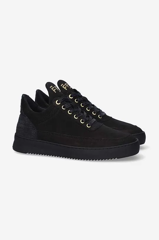 Filling Pieces leather sneakers Low Top Ripple Ceres black color 25127261847