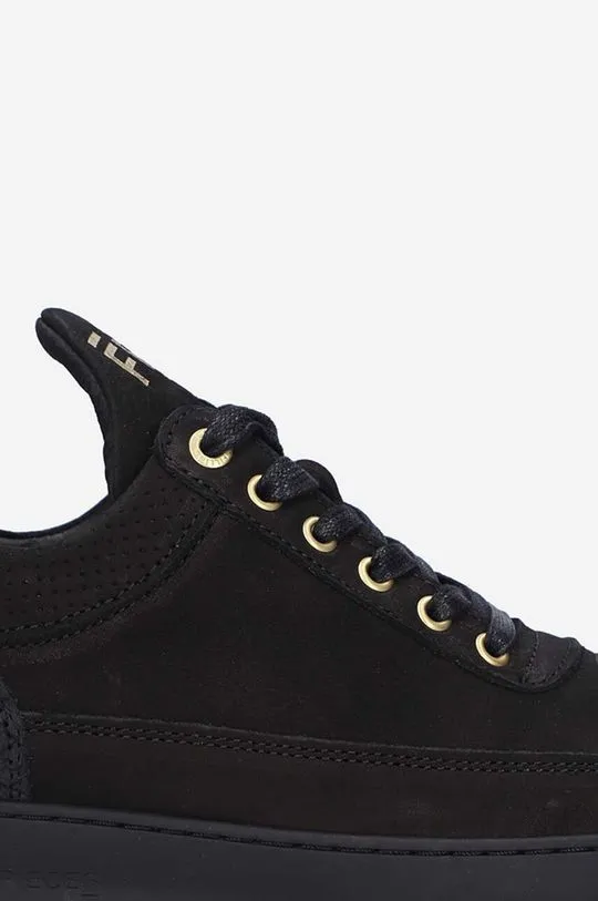 Filling Pieces leather sneakers Low Top Ripple Ceres black color 25127261847