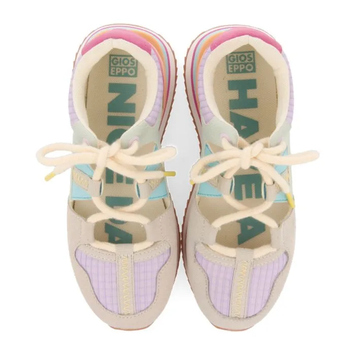 Flayat girls semi open multicoloured sneakers