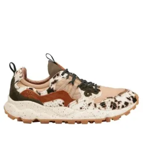 FLOWER MOUNTAIN | SNEAKERS MUJER | YAMANO 3 UNI PONY HAIR/SUEDE/NYLON BEIGE-MULTI | BEIGE