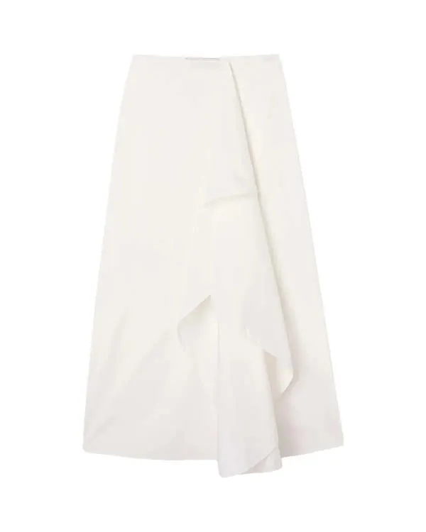 Folded Cotton Skirt