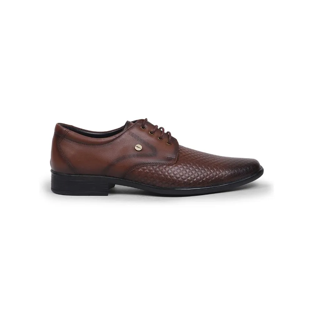 Fortune By Liberty Men LB-28-01E Tan Formal Lacing Shoes