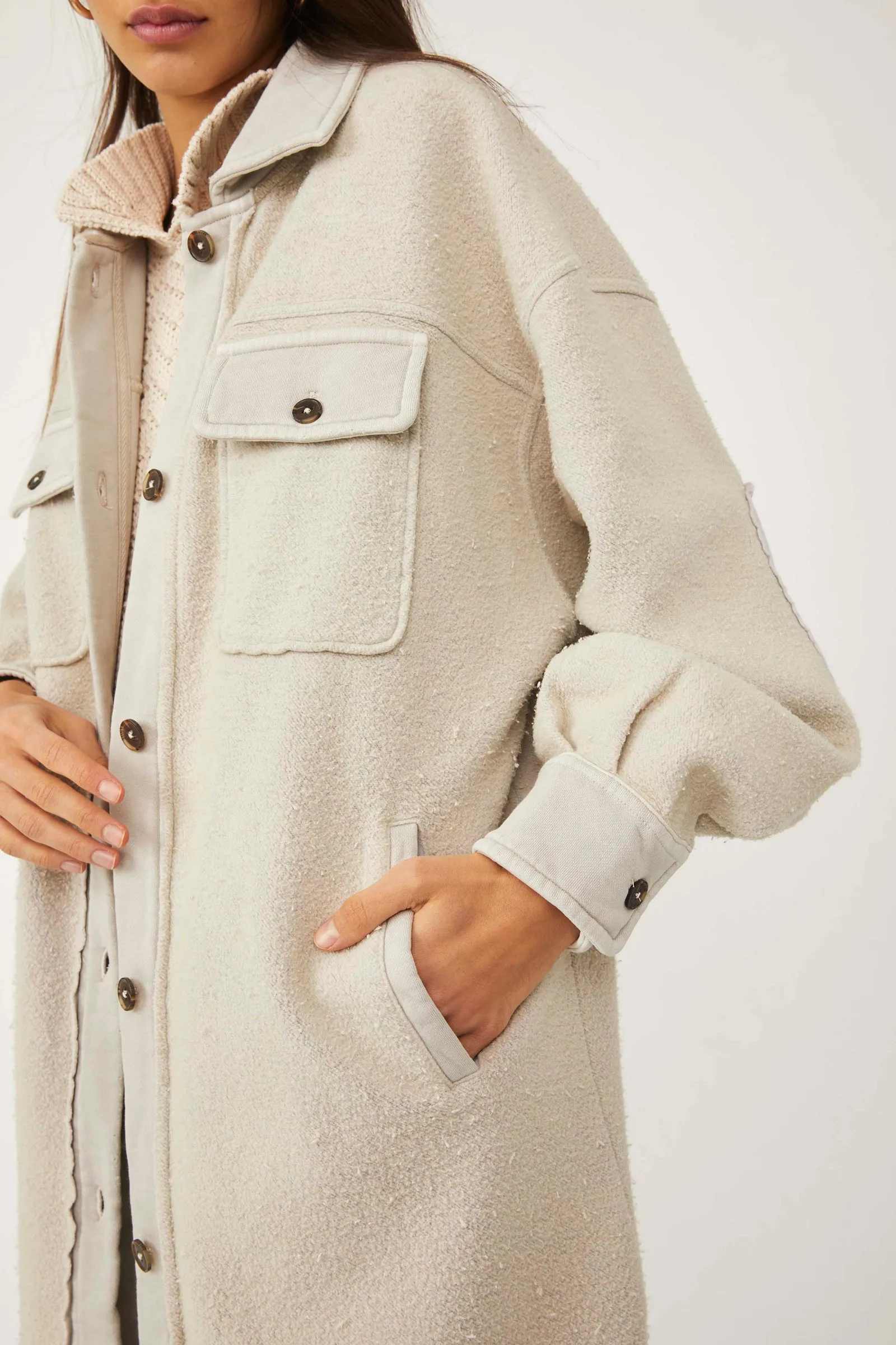 Free People Long Ruby Jacket