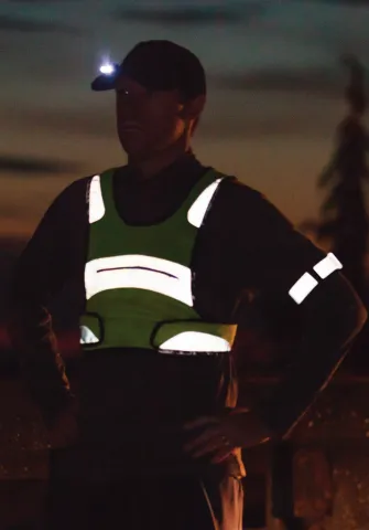 Full-Visibility Reflective Running Vest