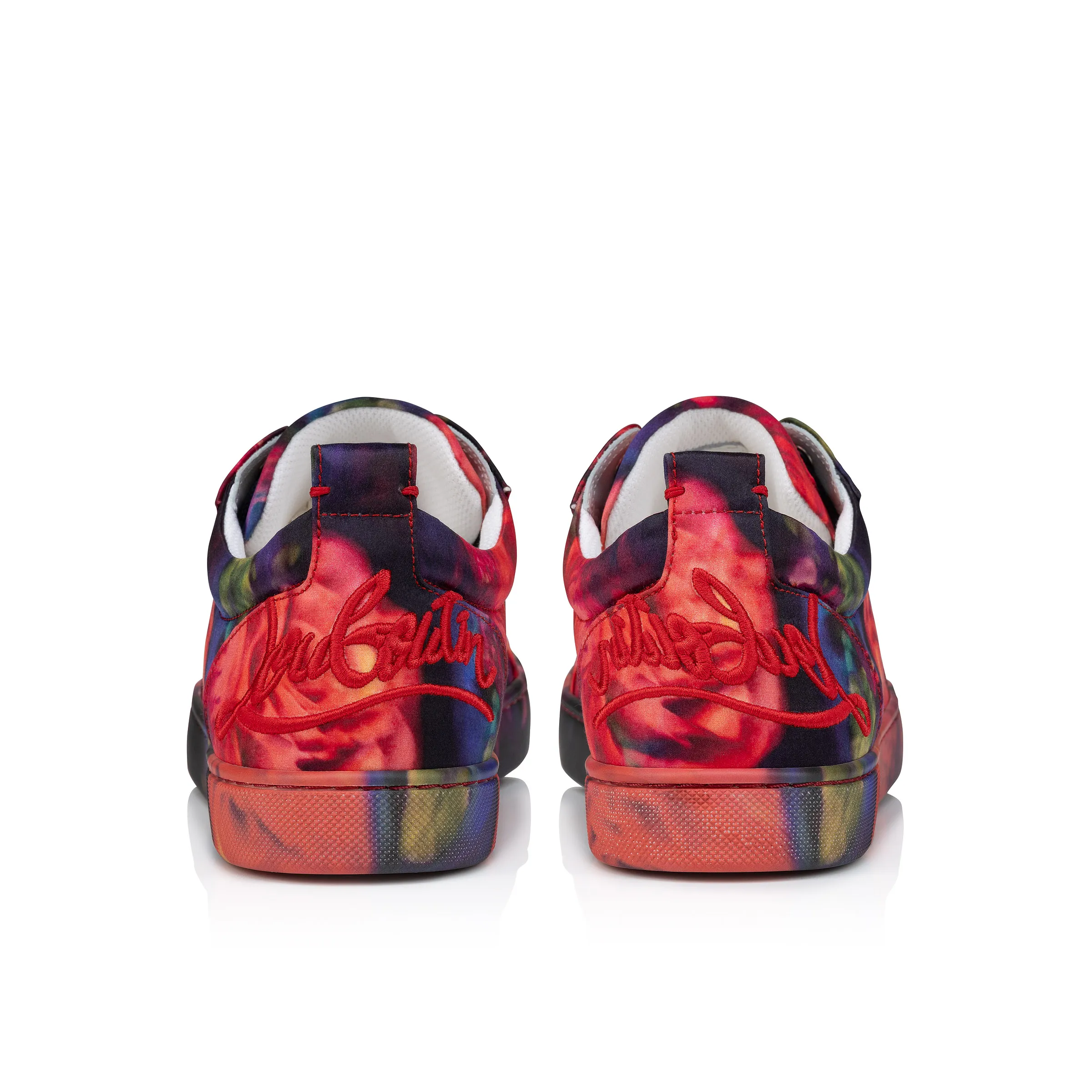 Fun Louise Junior Sneakers - Roses printed crepe satin - Multicolor - Women