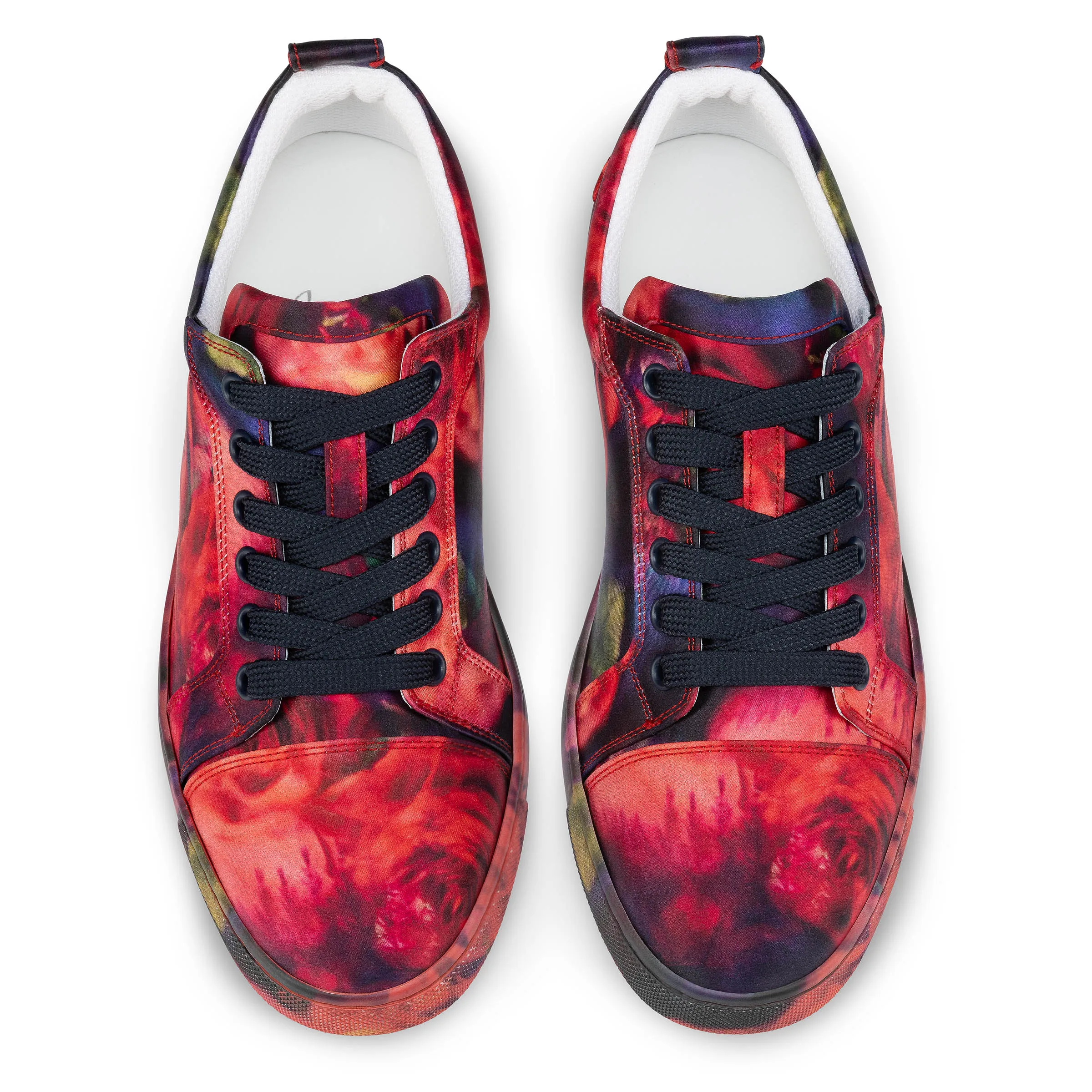 Fun Louise Junior Sneakers - Roses printed crepe satin - Multicolor - Women