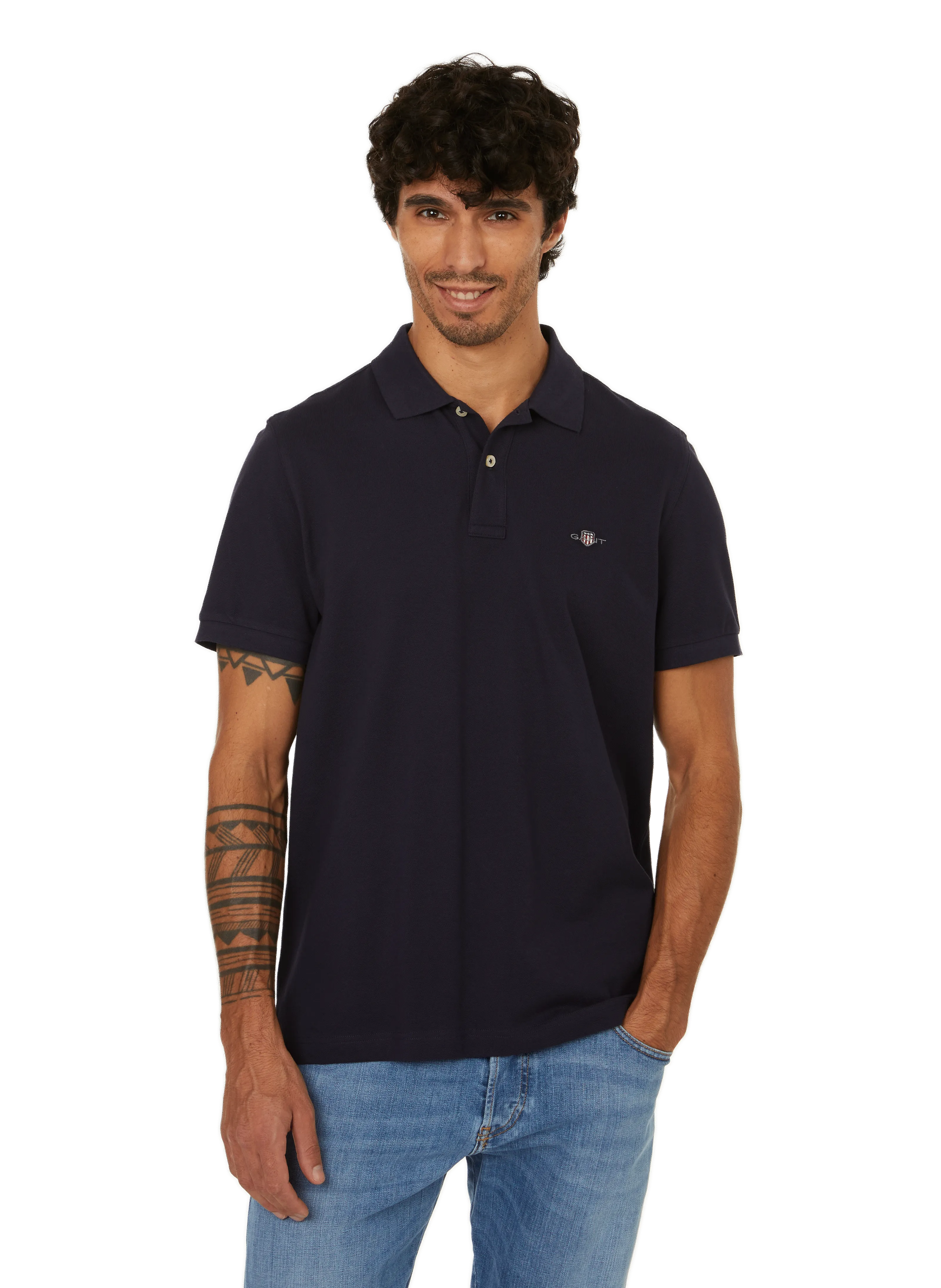 GANT  Cotton polo shirt - Blue