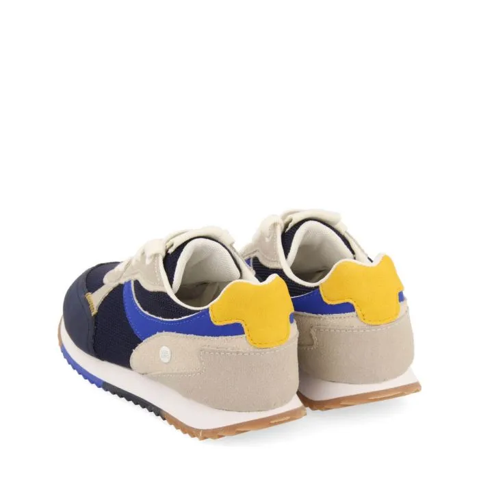 Ganthier boys navy blue retro sneakers