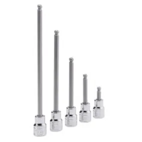 Genius Tools 3/8" Dr. 3mm Wobble Hex Bit Socket 180mmL - 308+4733