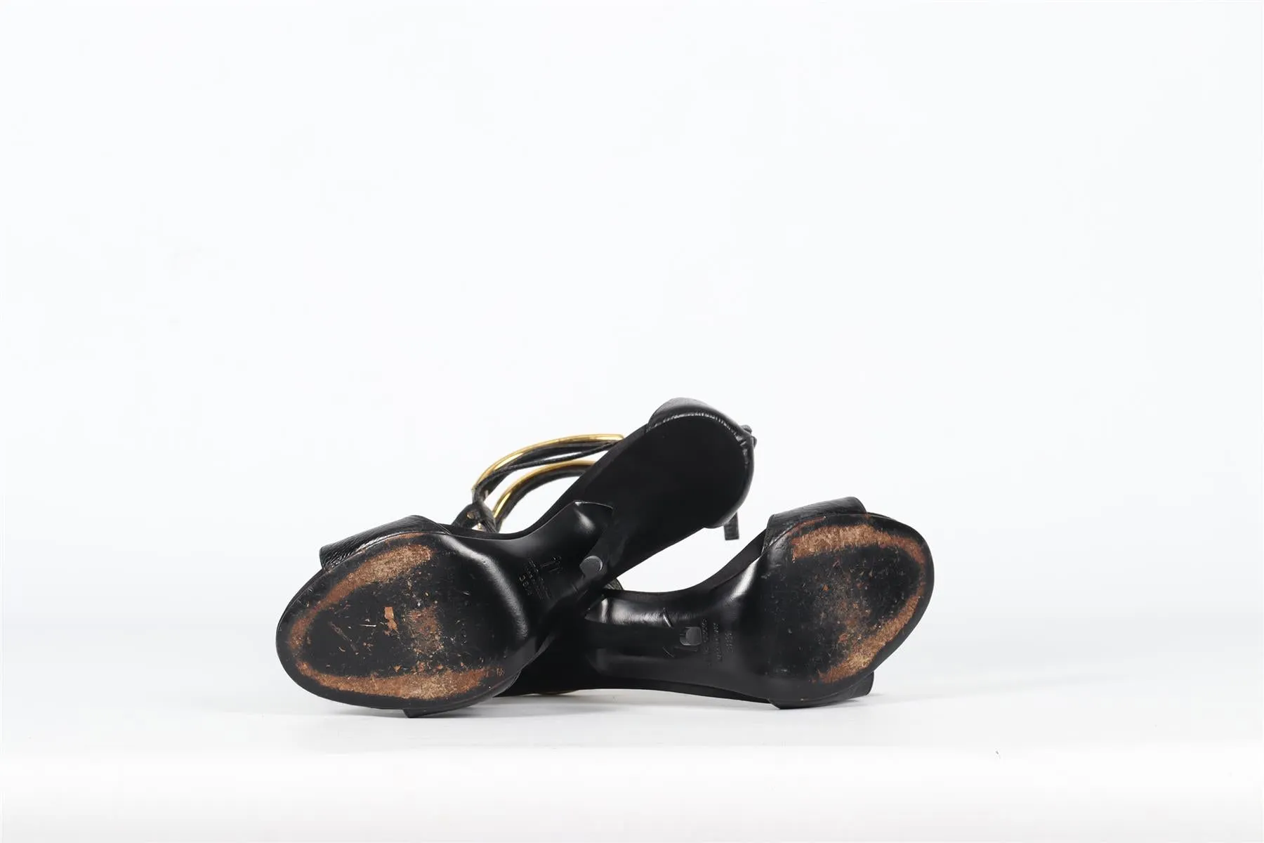 GIUSEPPE ZANOTTI LEATHER SANDALS EU 38.5 UK 5.5 US 8.5