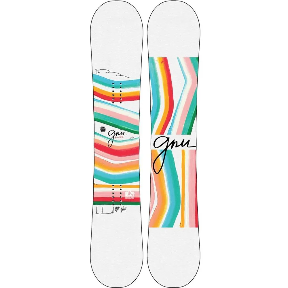 gnu b-nice btx snowboard - women's