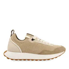 GOLDEN ELASTIC CUT SNEAKERS FOR WOMEN FINIQ