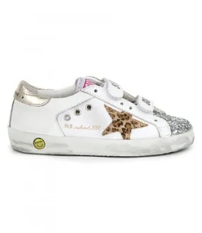 GOLDEN GOOSE CANVAS WITH HORSY LEO STAR OLD SCHOOL SNEAKERS
