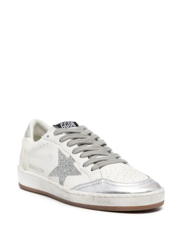 Golden Goose DB Ball Star Sneakers White/Aqua | Luxury and style at your fingertips