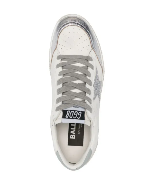 Golden Goose DB Ball Star Sneakers White/Aqua | Luxury and style at your fingertips