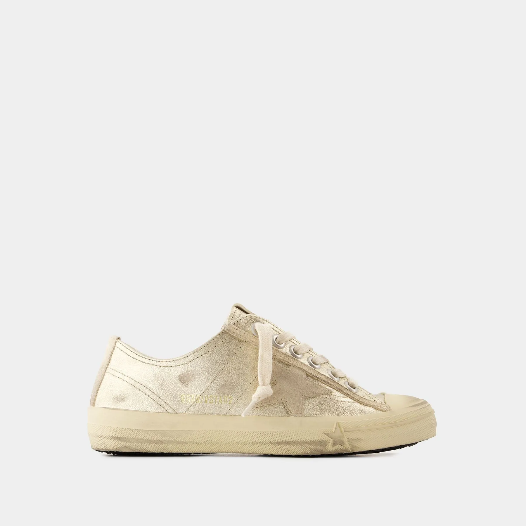 Golden Goose Deluxe Brand  V-Star 2 Sneakers - Golden Goose Deluxe Brand - Leather - Metallic