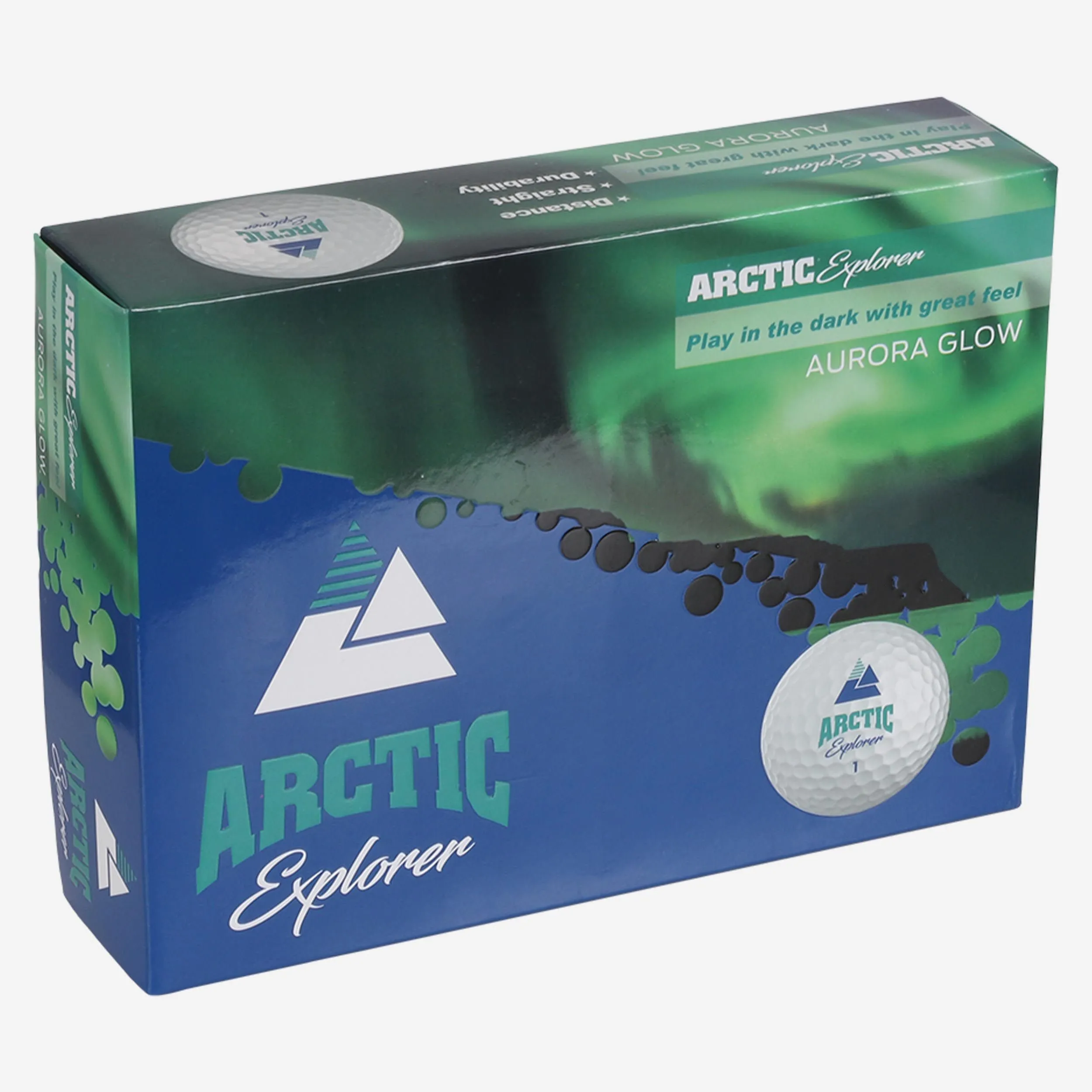 GOLF BALL AURORA GLOW (3pack)