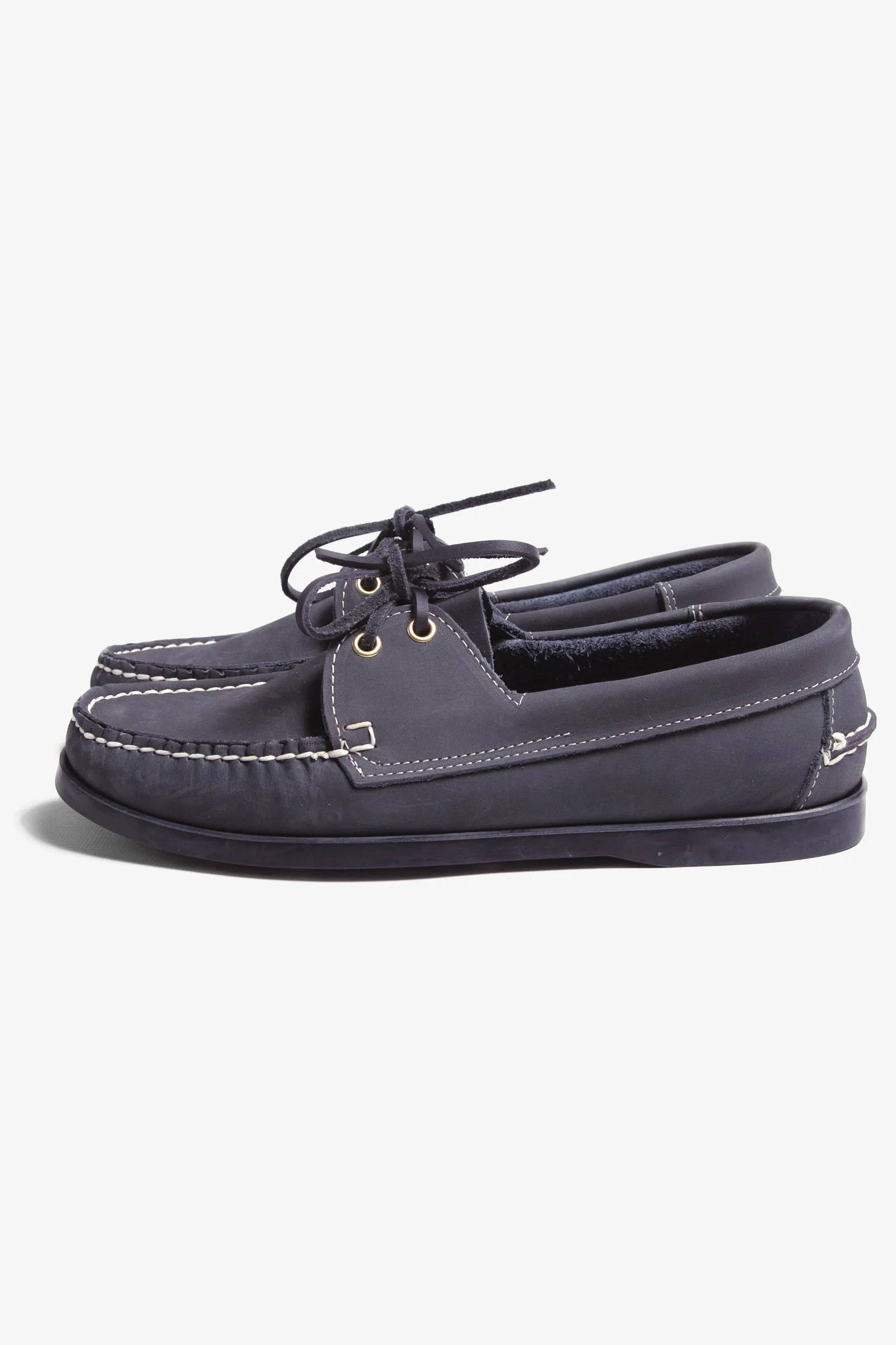 Goodcamp - Deck Loafer Shoes - Navy Blue