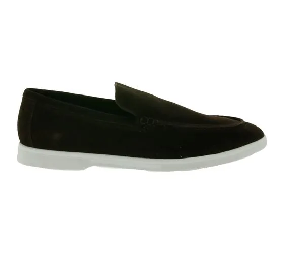 GORDON & BROS 1901-SH Herren Slipper aus hochwertigem Leder Slip-On 624486 Braun