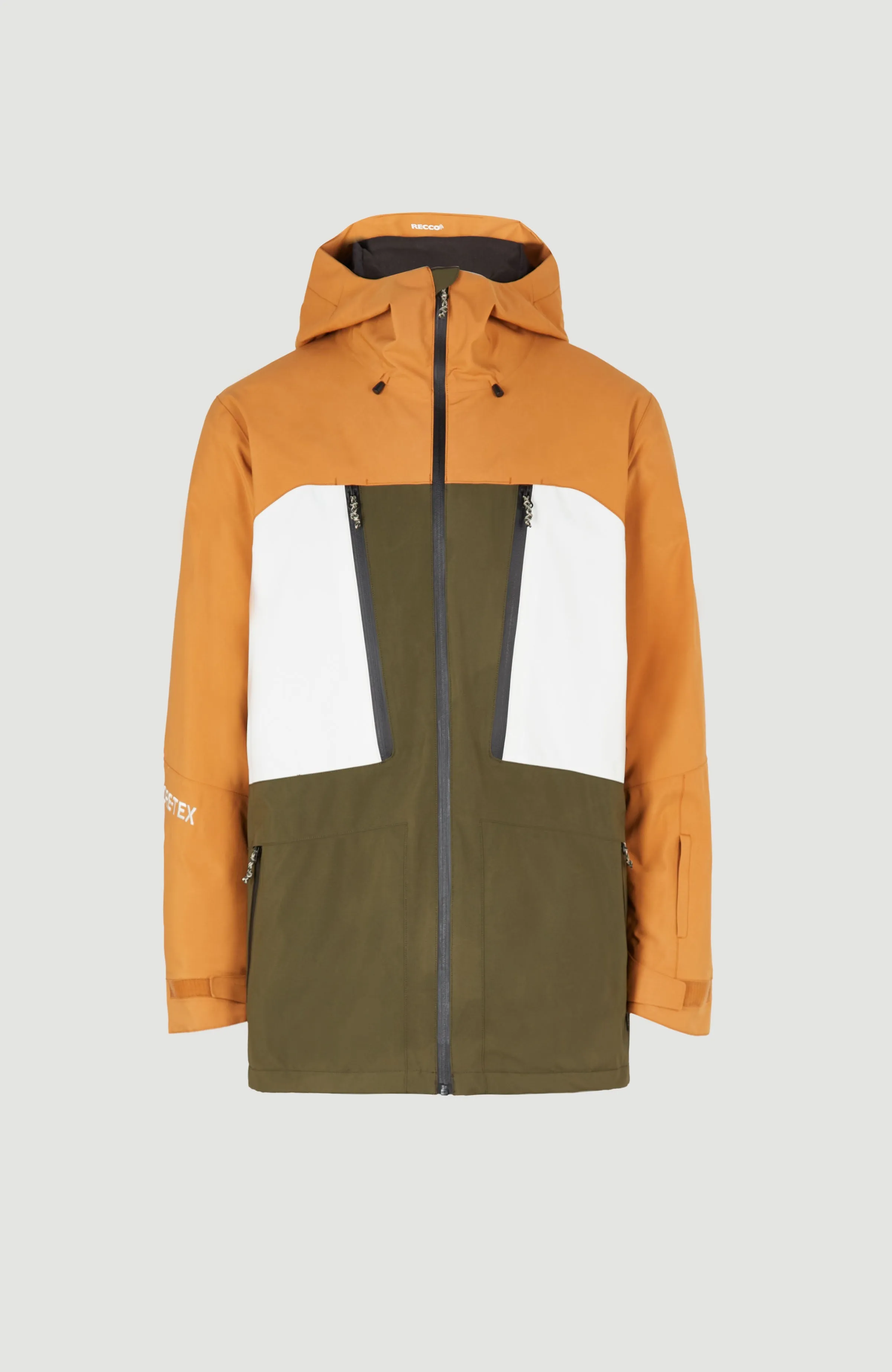 GORE-TEX Psycho Tech Snow Jacket | Rich Caramel Colour block
