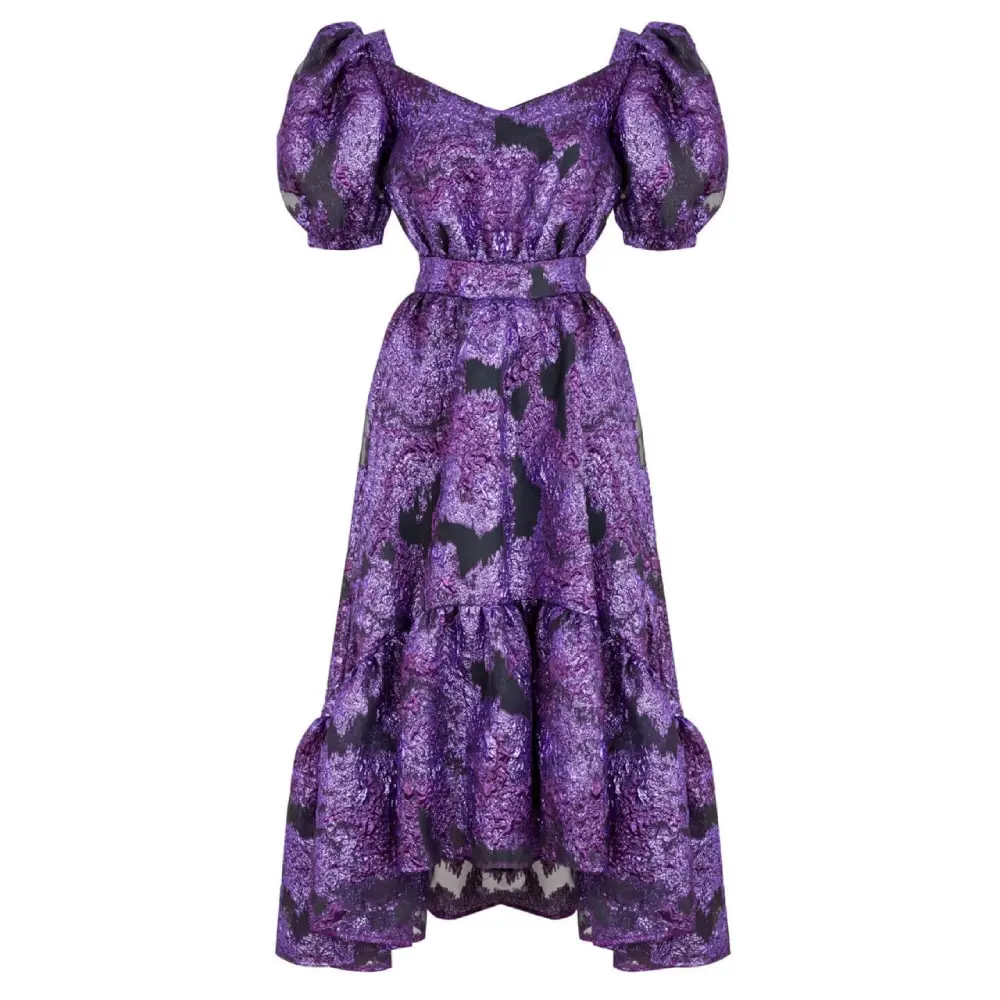 --Grape topaz dress-