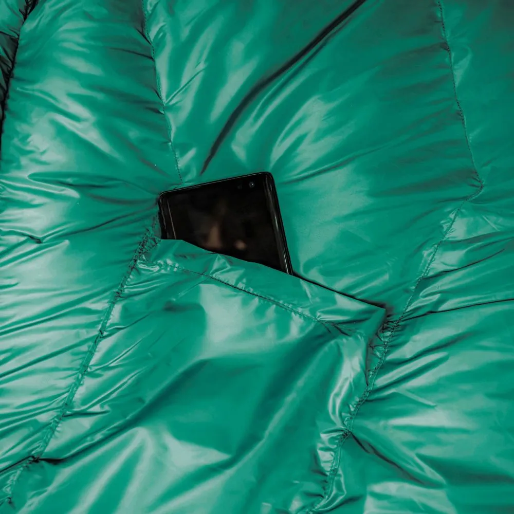 Gr\u00fcezi Bag - Biopod DownWool Subzero 185 Sleeping Bag pine green