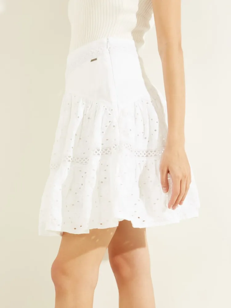 Guess Sara Eyelet Skirt