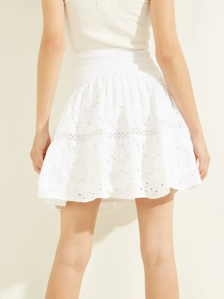 Guess Sara Eyelet Skirt