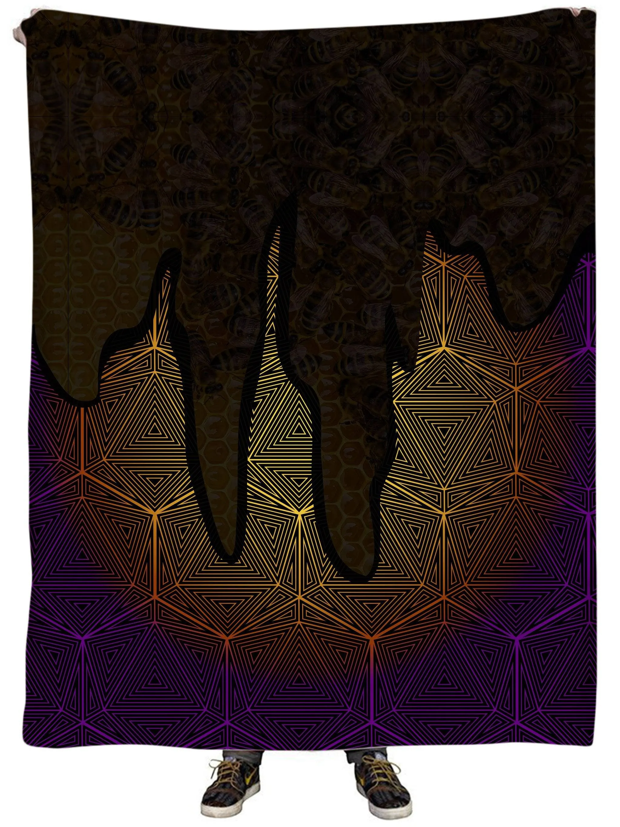 Hallucinations Honey Plush Blanket