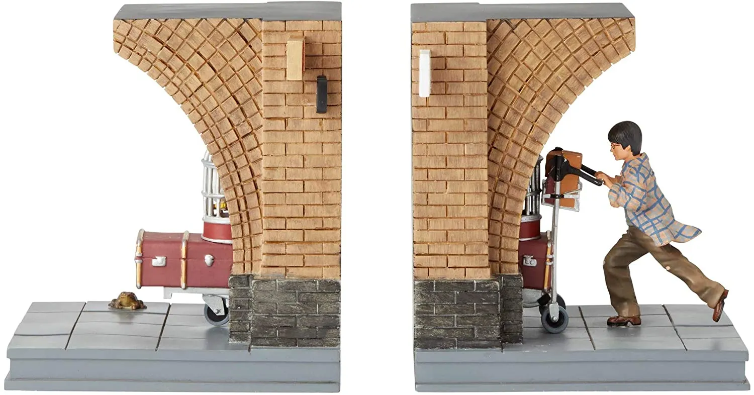 Harry Potter Hand Painted Platform 9 Bookend