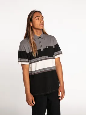 Heavy Daze Short Sleeve Polo - Pewter