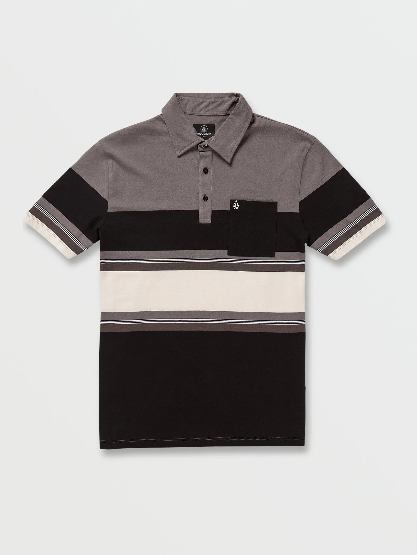 Heavy Daze Short Sleeve Polo - Pewter