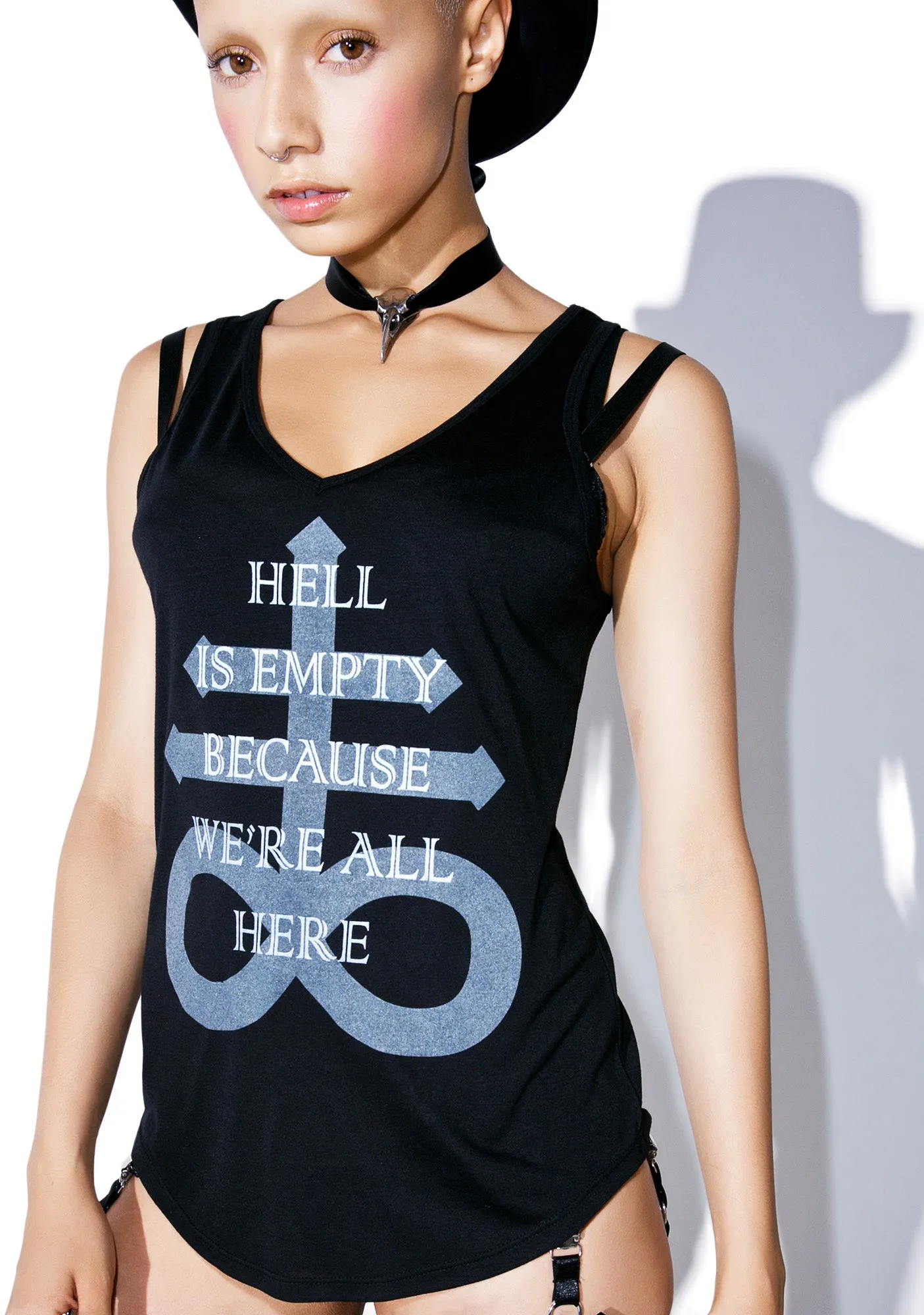 Hell Is Empty Tank Top-