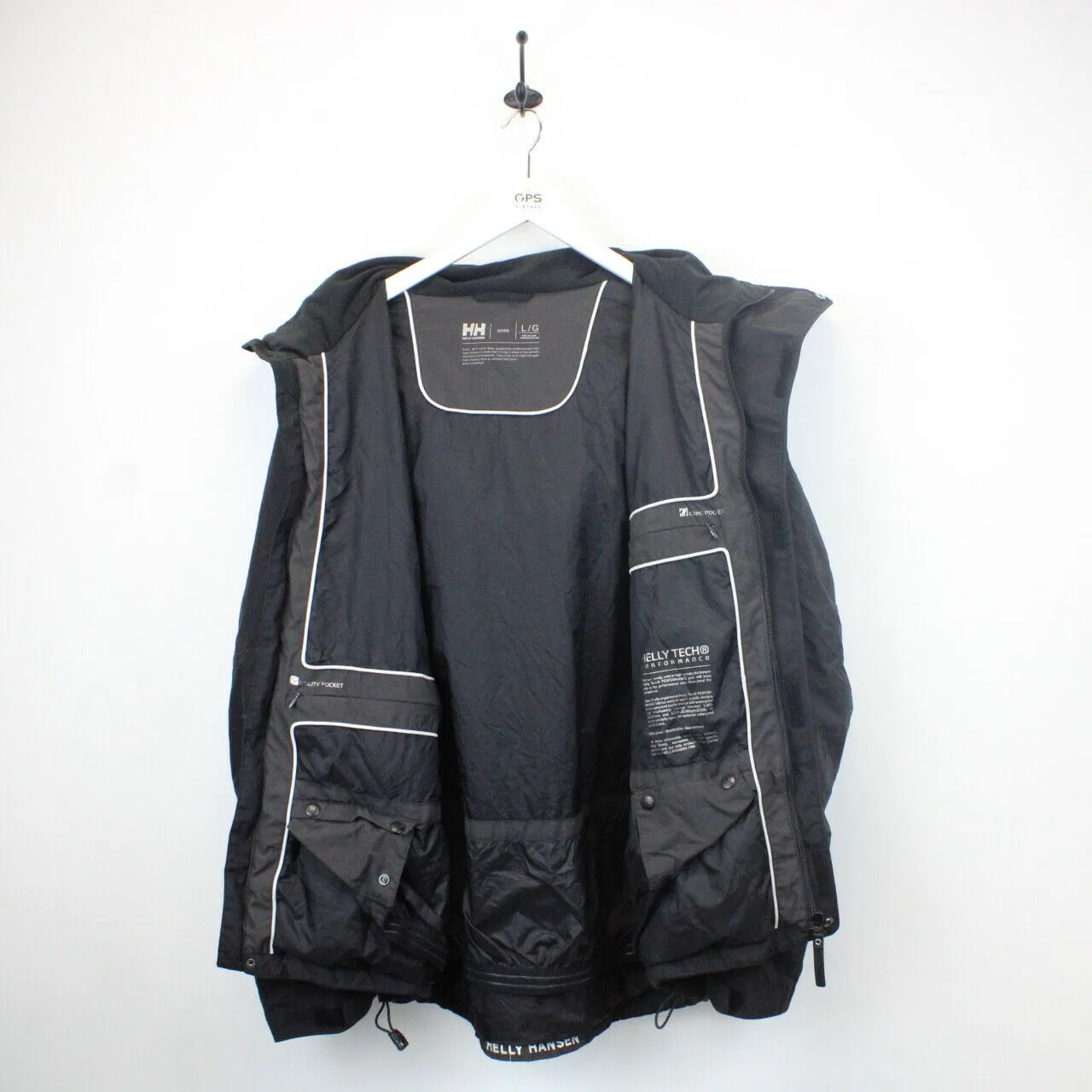 HELLY HANSEN Ski Jacket Black | Large