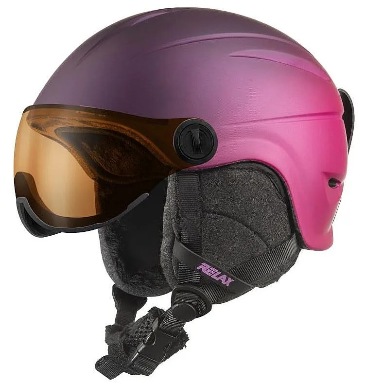 helmet Relax Twister Visor - RH27E/Violet/Pink/Orange Visor - unisex junior