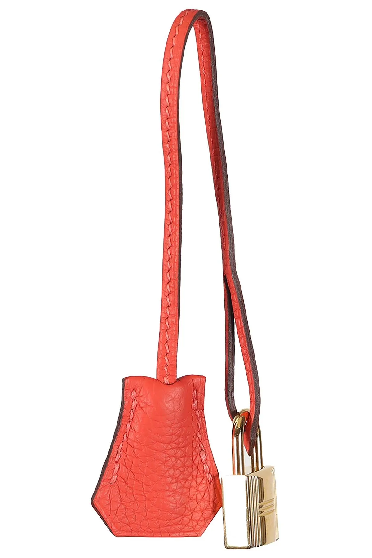 HERMS TOGO LEATHER CLOCHETTE BAG CHARM