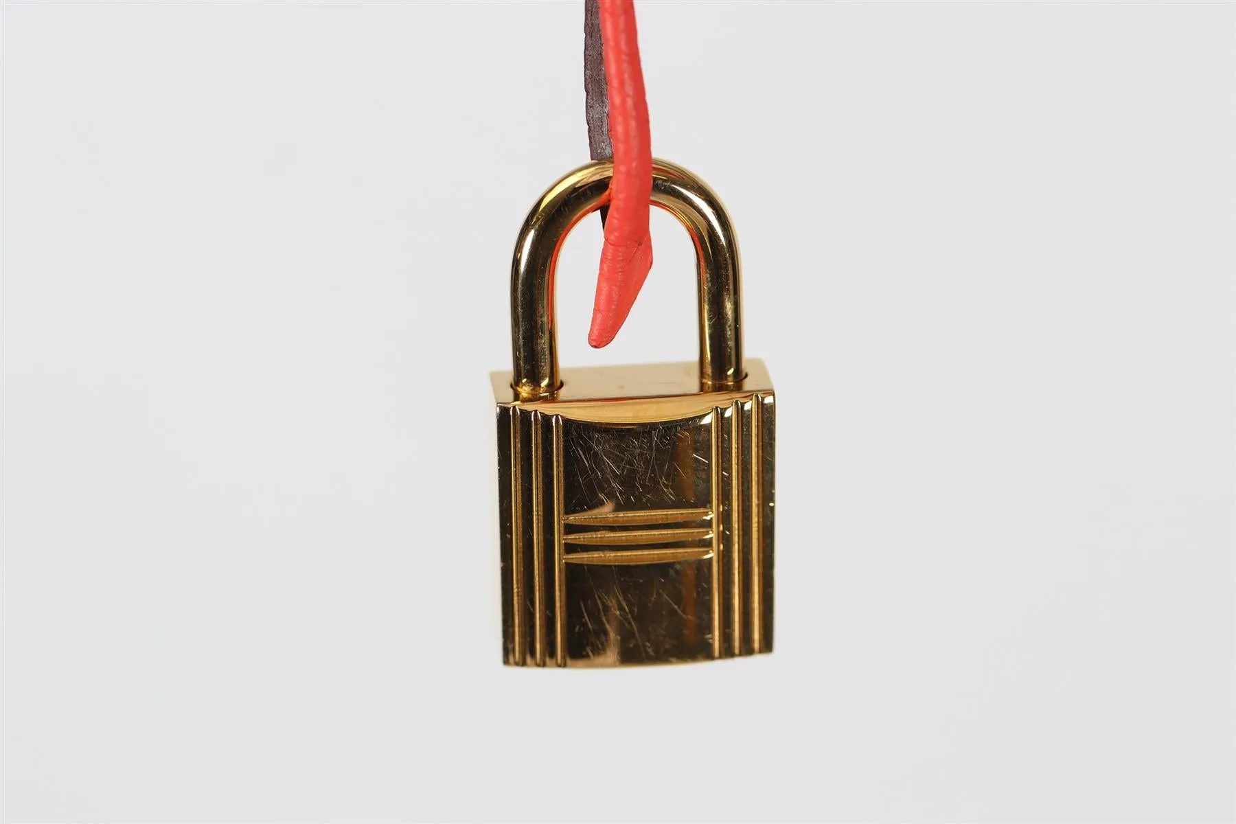 HERMS TOGO LEATHER CLOCHETTE BAG CHARM