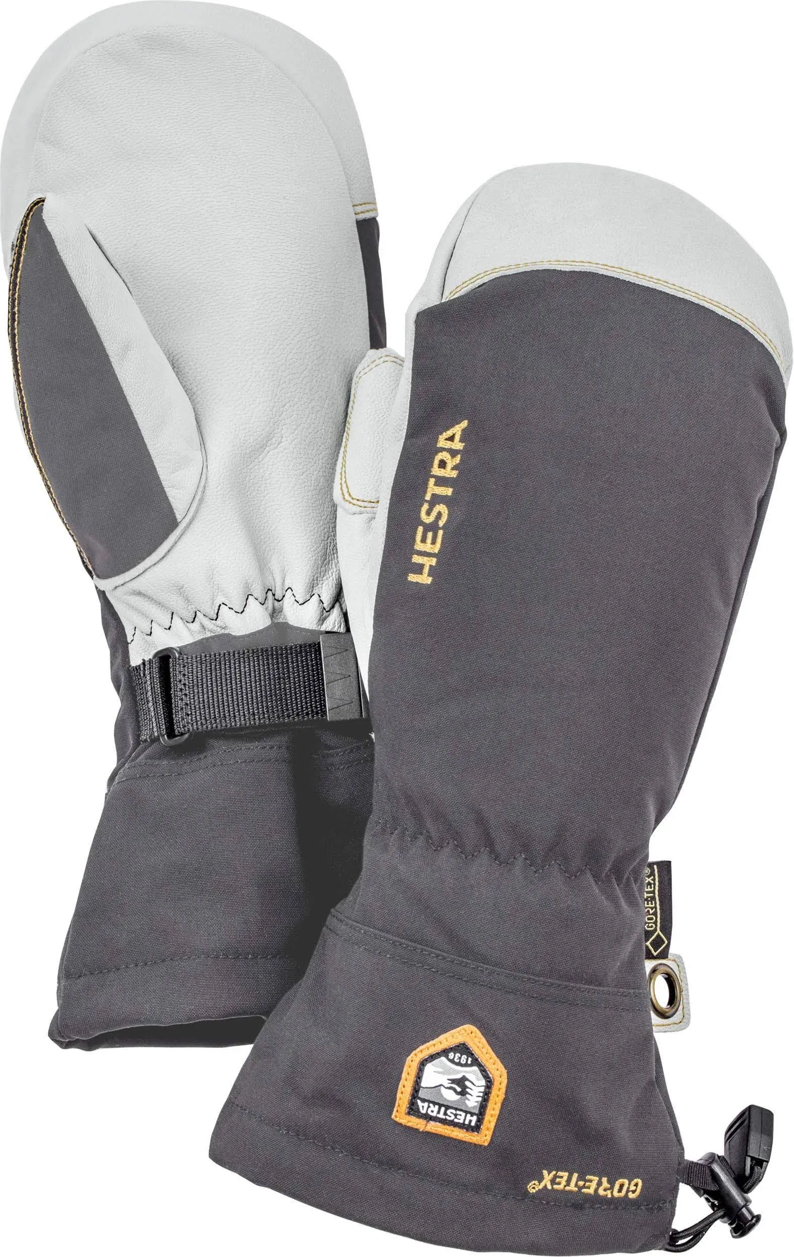 Hestra Army Leather Gore-Tex Mitt Black / 10