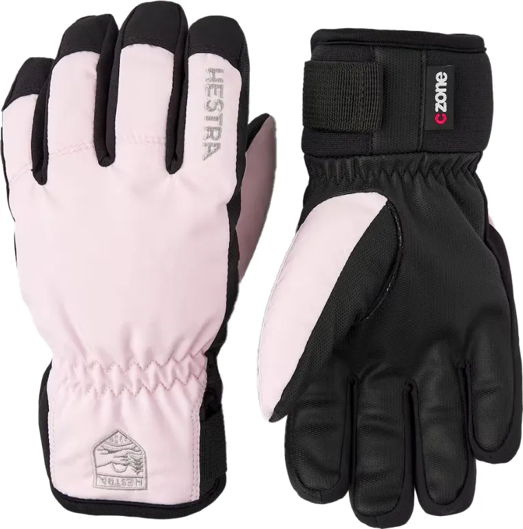 Hestra Kids' Ferox Primaloft 5-Finger Pink | Buy Hestra Kids' Ferox Primaloft 5-Finger Pink here | Outnorth