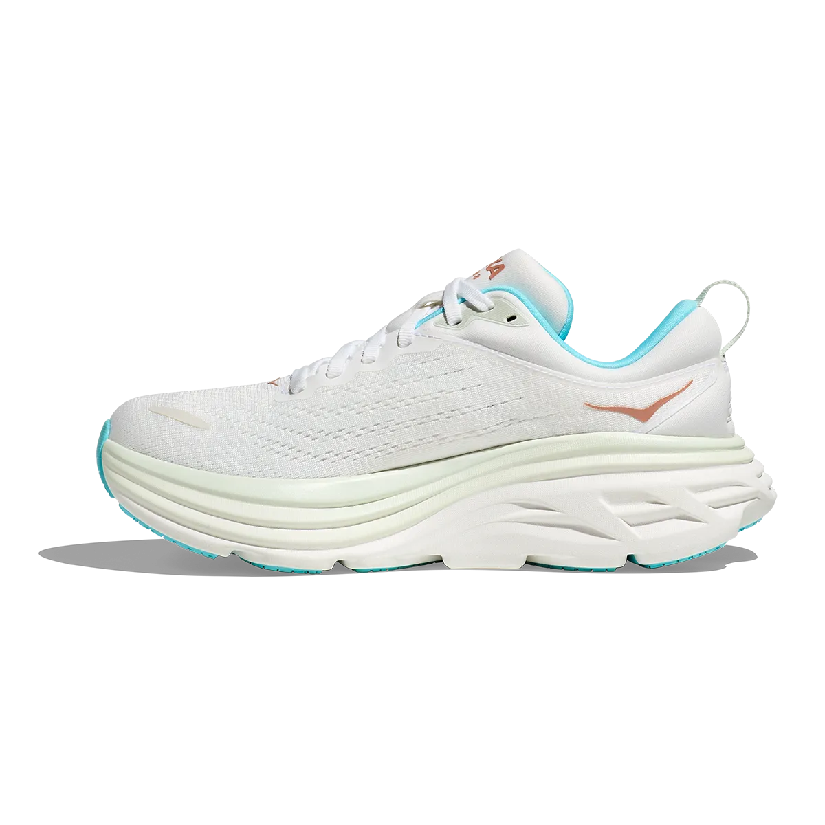 Hoka Bondi 8 - Frost - Rose Gold