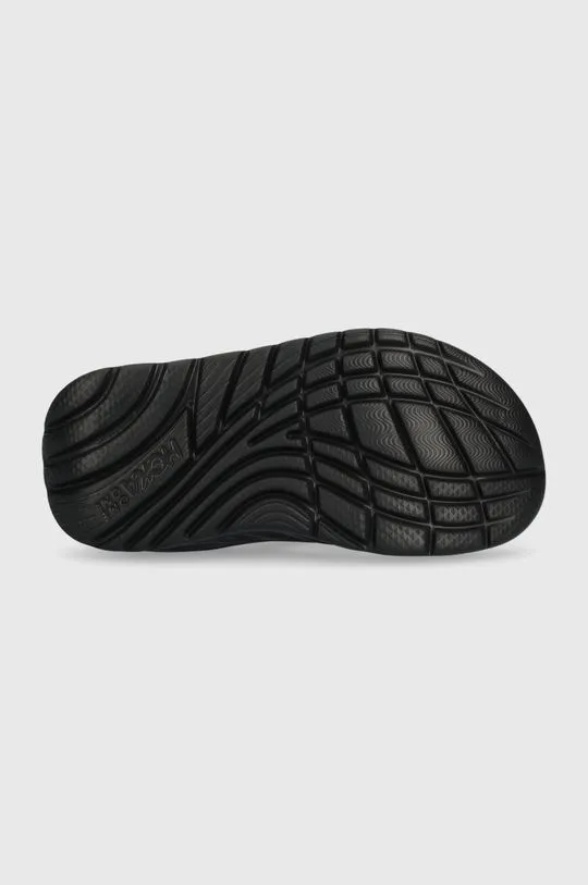 Hoka One One flip flops Ora Recovery Flip women's black color