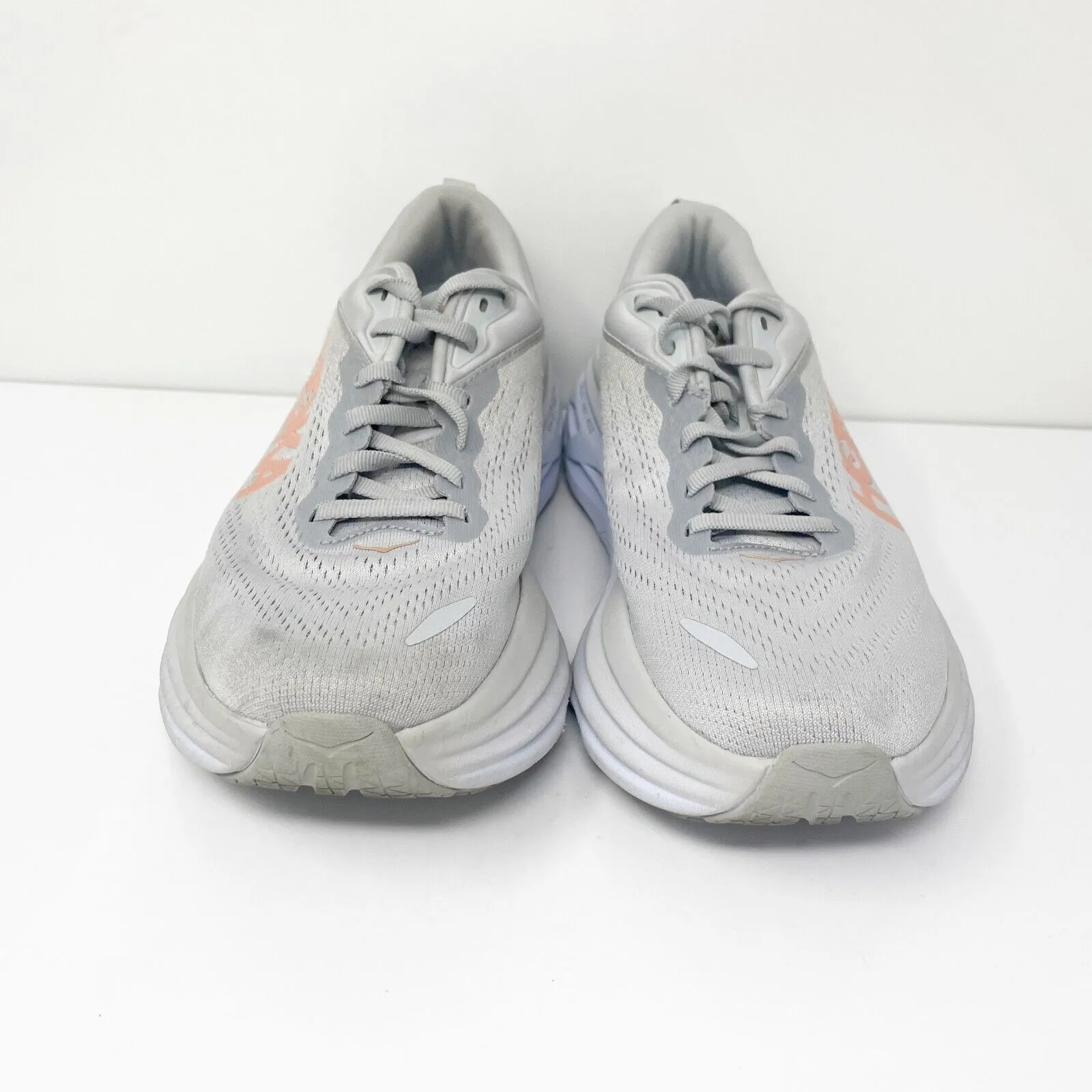 Hoka One One Womens Bondi 8 1127952 HMLR Gray Running Shoes Sneakers Size 7 B