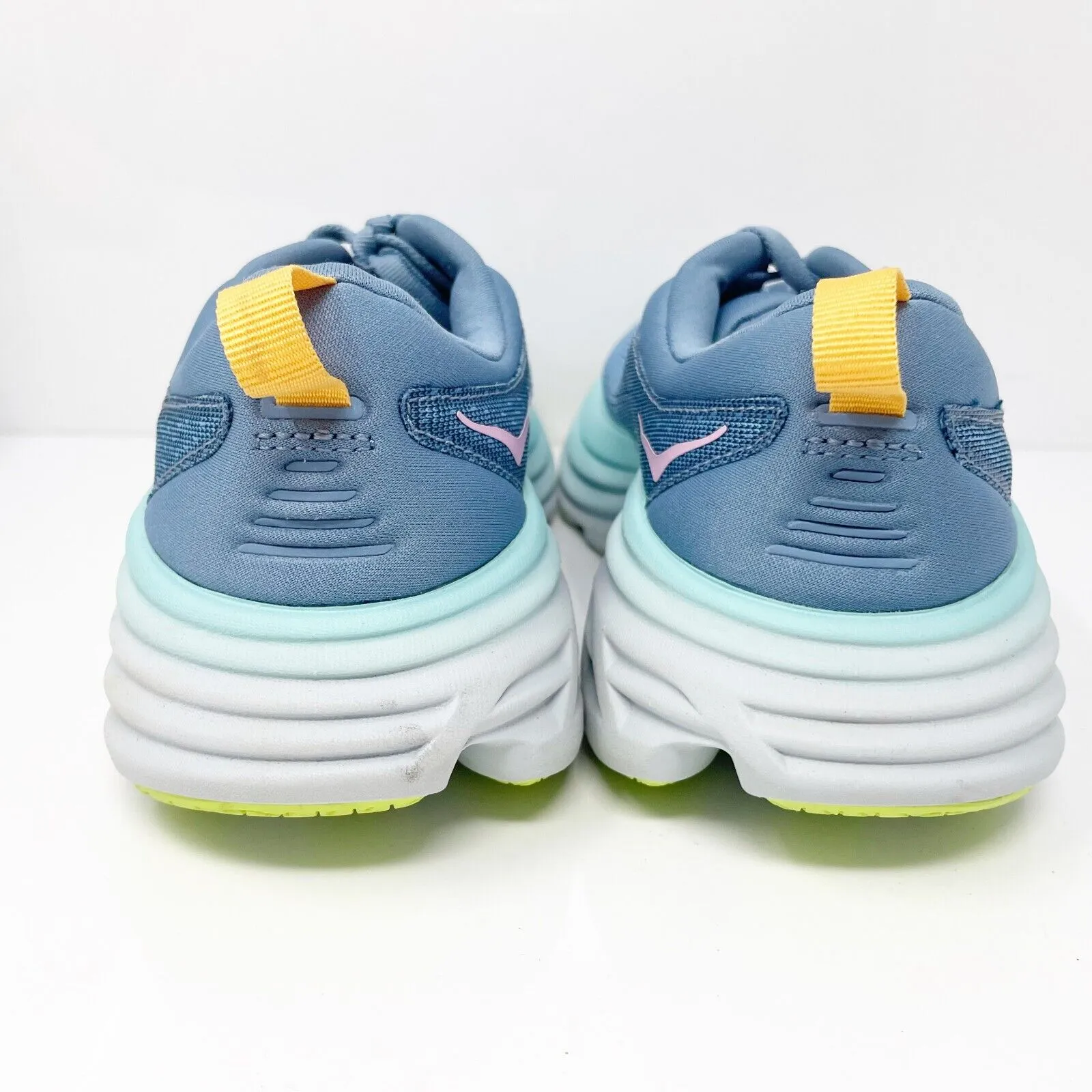 Hoka One One Womens Bondi 8 1127954 SSK Blue Running Shoes Sneakers Size 7 D