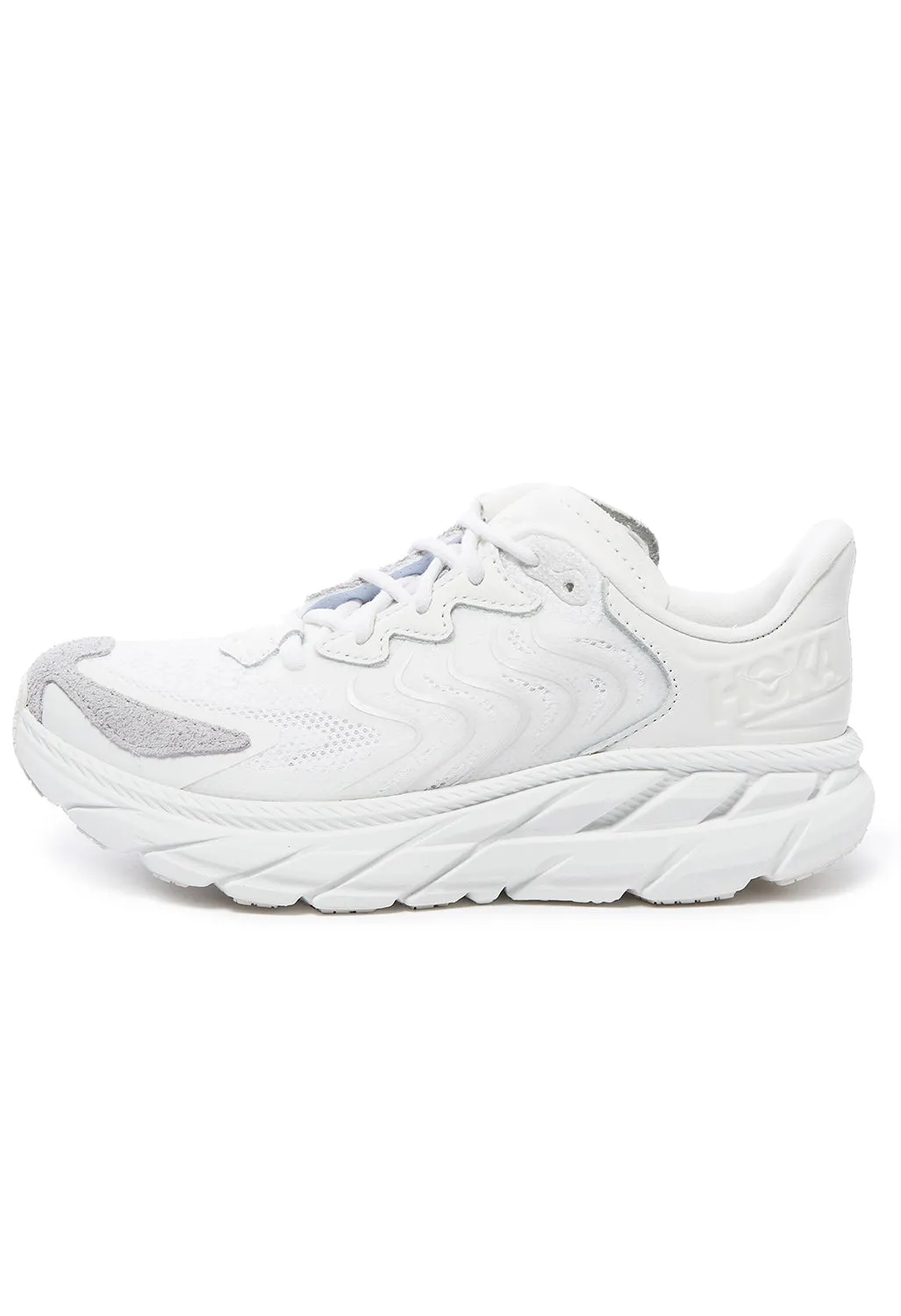 Hoka Unisex Clifton LS Trainers - White / Nimbus Cloud