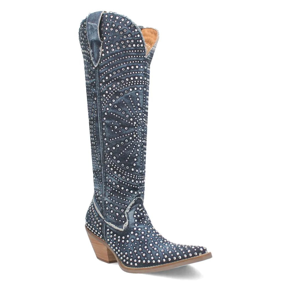 Honkytonk Honey Rhinestone Snip Toe Cowboy Boots