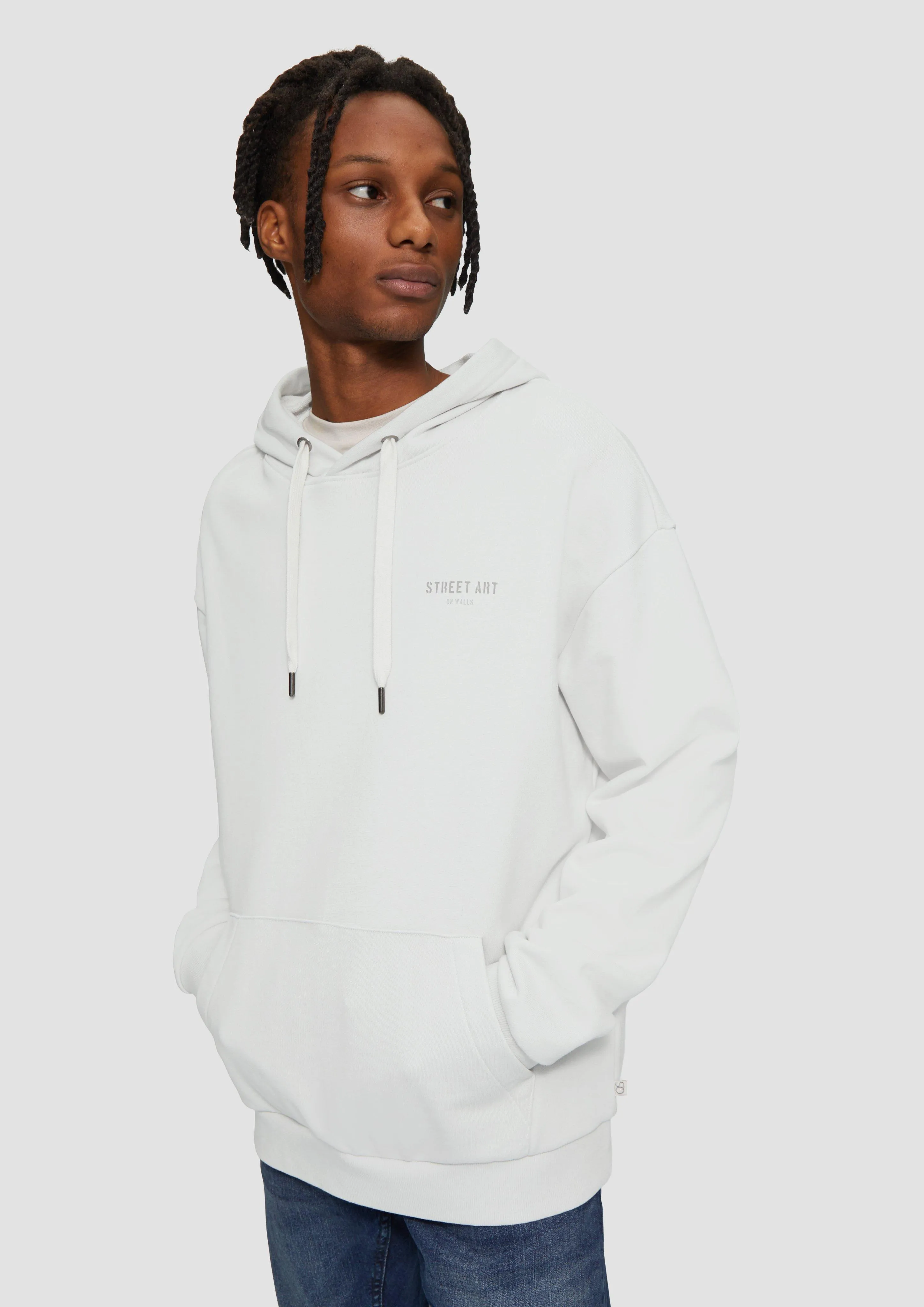 Hoodie with a front print